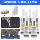 Windshield Crack Repair Kit 5 Pack  Automotive Nano Fluid Glass Repair