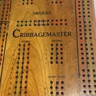 Drueke Model 1950 Vintage Once A Round Three Track Cribbage Board Cribbagemaster