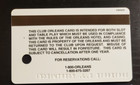 The Orleans Casino Las Vegas Braille Slot Card