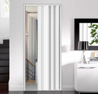 Diyhd Interior White Pvc Accordion Door includes Door And Mounting Hardware