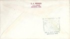 1936 Uss Perkins Naval Cover     Bremerton Wa Cancel   Charter Oak 3   Stamp