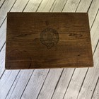 Antique Wooden Box Stamped With Fire Association Of Philadelphia 1817 Rare Vtg 