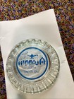 Vintage The New Aladdin Hotel   Casino Las Vegas Clear Glass Ashtray 1960s
