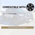 18- Inch Wheel Skins For 2007-2021 Toyota Tundra   Set Of 4 Pcs  Glossy Black