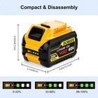 2pcs 20v 60v Max 9 0ah Dcb609-2 Flexvolt Lithium Ion Battery For Dewalt Dcb612