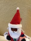 2023 Target Wondershop Fabric Felt Santa Dark Skin  10    New  a51