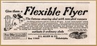 4 Early Flexible Flyer Sleds Allen Co Cardboard Model Free Famous Steering Ads