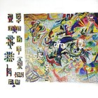 Wooden Jigsaw Puzzle For Adults By Foxsmartbox-geometric-300 Pcs-composition Vii