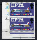 1967 Efta 1 6   1  Background Purple  2  Black  Colour Shift Error  X 2