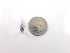 New Nwt Sterling Silver Peace Sign Flower Love Eternity 4mm Band Ring Size 5 Fz