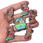 Scooby-doo Themed Shoe Charms For Crocs Shoes  set Of 14 