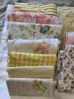 Vintage Sheets Various Sizes  Poly Cotton Blend Lot Of 8 Sheets 4 Pillowcases