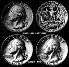 1965-1998 Clad Proof   Sms Quarter 33 Coin Uncirculated Set