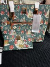 Disney Parks Dooney   Bourke Mickey Minnie Christmas Tote Bag   Wallet