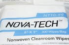 New Lot Of 900 Nova-tech Nt10-99 Nonwoven Cleanroom Wipes 9  X 9  Ships Free