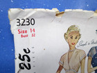 Vintage Simplicity 3230 1950s Dress Sewing Pattern Size 14 Cut Complete