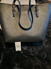Michael Kors Jet Set Travel Md Carryall Tote Shoulder Bag Mk Black 