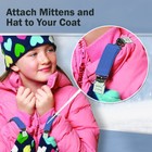 Mitten And Hat Clip Combo For Toddler And Kids Extra Sturdy Super Tight Grip Com