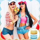 Ecation 96 Pcs Beaded Friendship Bracelets Bulk Inspirational Stretch Bracele   