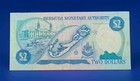 Bermuda Monetary Authority  2 Two Dollars Banknote 1996 Incirculated Ungraded