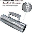 Guiro Stainless Steel Guiro Instrument 8  3  Latin Percussion Instrument With   