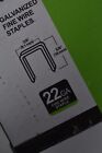 Meite 22 Gauge 3 8  Crown X 3 16 -5 8  Galvanized Upholstery Staples 10020 Pack