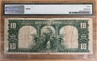 1901  10 Legal Tender Bison Note Pmg Fine 12 Fr 120 Teehee Burke  Lewis   Clark