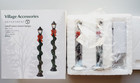 Dept 56 Village Accessories Small Town Street Lamps  Tested  810828    