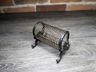 Old Diamond K Desk Top Organizer Letter   Pen Holder Business Cards Vintage