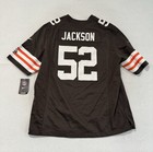Nike Nfl Cleveland Browns D qwell Jackson  52 Jersey Men s Brown Nwt Size Xxl