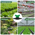 1 4  Drip Irrigation Valves  30pcs Drip Line Barbed Valves Fittings Garden Shut