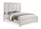 New Queen King 5pc Modern White Rustic Bedroom Farmhouse Furniture Set B d m n c