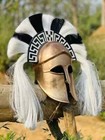 Medieval Greek Roman Corinthian Helmet Knight Antique Spartan Helmet Wearable