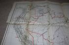 1890 Railroad railway Map Of South America