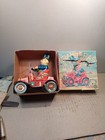 Vintage Yonezawa  grandpa s New Car  Tin Wind-up Toy W box 1950s  nice    