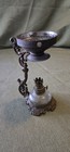 1800s Antique Vapo-cresoline Minature Oil Lamp Cast Iron Medical Vaporiser