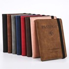 Travel Passport Id Wallet Holder Cover Rfid Blocking Leather Card Case Cover Us