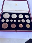 1937 George Vi Uk Specimen Proof Coin Set With Original Royal Mint Case