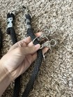 Professional s Choice Poly Rope Draw Reins - 16 Feet  Black Polyester Training