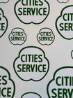 O Scale Cities Service Gas Oil Signs 2mil Vinyl Die-cut Peel N Stick Stickers