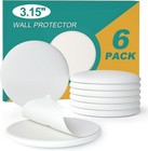 3 15   Door Stoppers Wall Protector  6 Pcs Large White Silicone Door Bumpers    