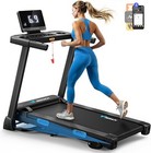 Merach T12 Foldable Incline Treadmill 7 5mph Quiet For Double Deck Technology