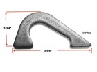Tabs   Weld Tab Tie Down Tie Strap Spare Tire Mounting Tab 3 16  Thick Rzr
