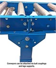 Ultimation 24  X 5  Gravity Roller Conveyor     Adjustable Height