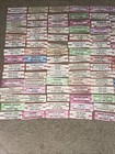 Large Lot Of 150 Original Jukebox 45 Record Title Strips  p23