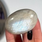 Natural Moonstone Tumbled Stone Healing Calming Crystal Pocket Palm Stone Gift