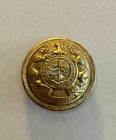 Rare Antique Missouri Militia Civil War Coat Button - Two Piece - Gilt Brass