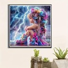 5d Diamond Art Kits For Adult  Lightning Landcape Diamond Painting Kits For Be  
