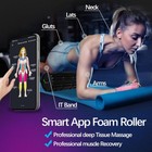 Vibrating Foam Roller Portable App Control 4 Speeds Back Roller  Muscle Massage