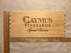 1 Rare Wine Wood Panel Caymus Vineyards Vintage Crate Box Side 9 25 1
